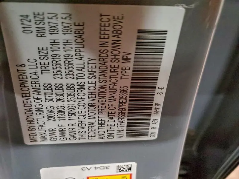 2024 HONDA CR-V SPORT TOURING  