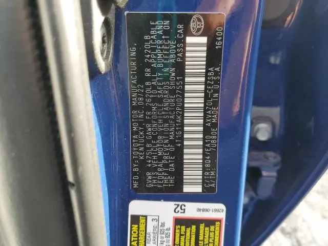 2023 TOYOTA CAMRY SE NIGHT SHADE  