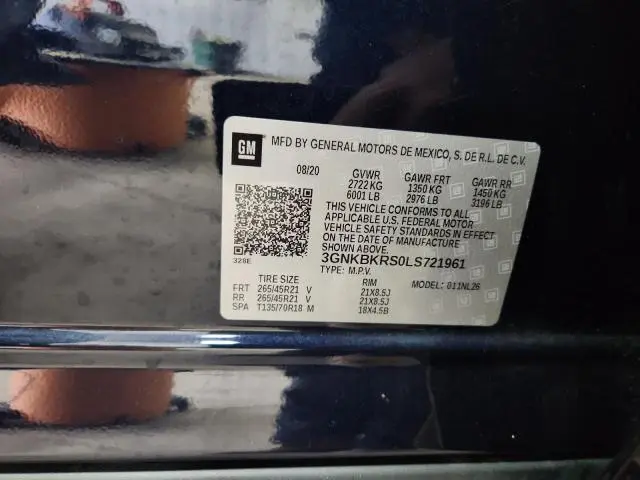 2020 CHEVROLET BLAZER RS