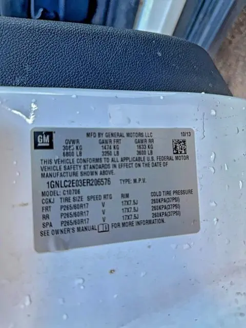 2014 CHEVROLET TAHOE POLICE  