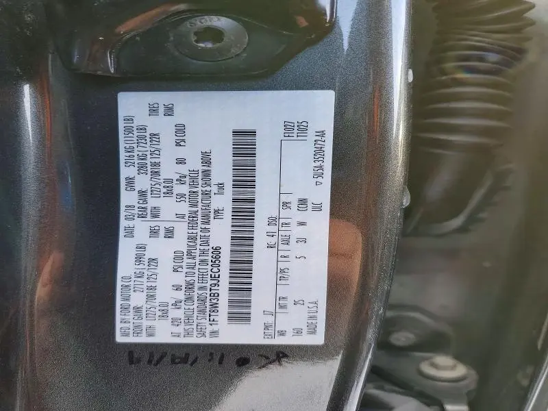 2018 FORD F350 SUPER DUTY  