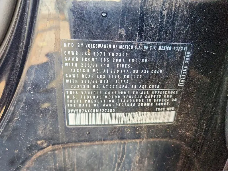 2024 VOLKSWAGEN TIGUAN WOLFSBURG  