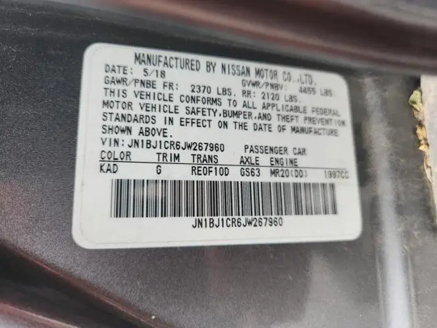 2018 NISSAN ROGUE SPORT S  
