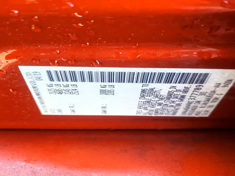 2019 NISSAN MAXIMA S  