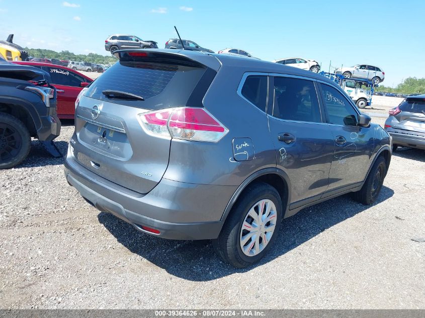 2016 NISSAN ROGUE S