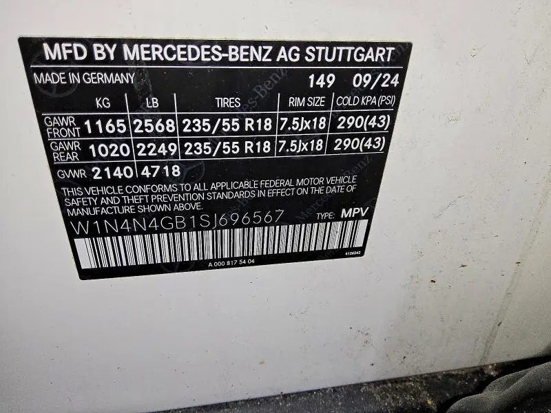 2025 MERCEDES-BENZ GLA 250  