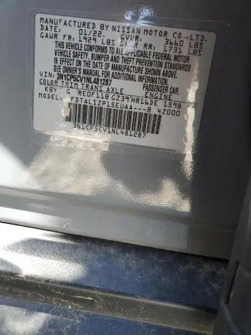 2022 NISSAN KICKS SV  