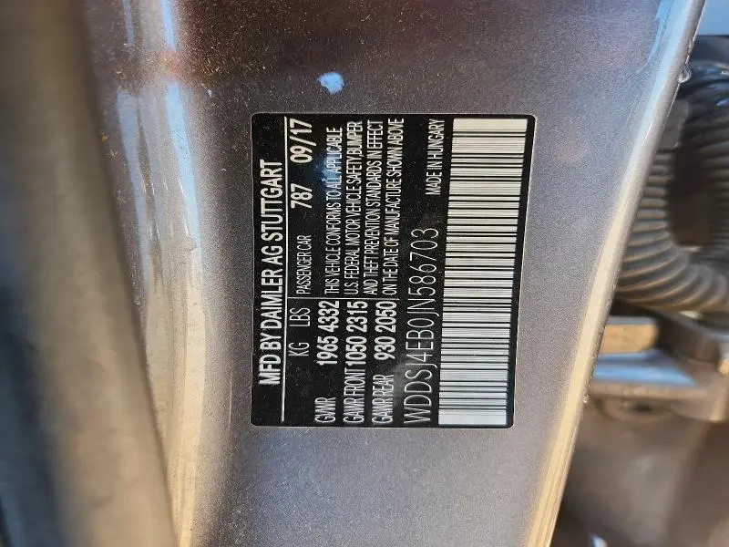 2018 MERCEDES-BENZ CLA 250  