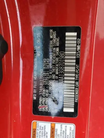 2016 TOYOTA SCION FR-S   