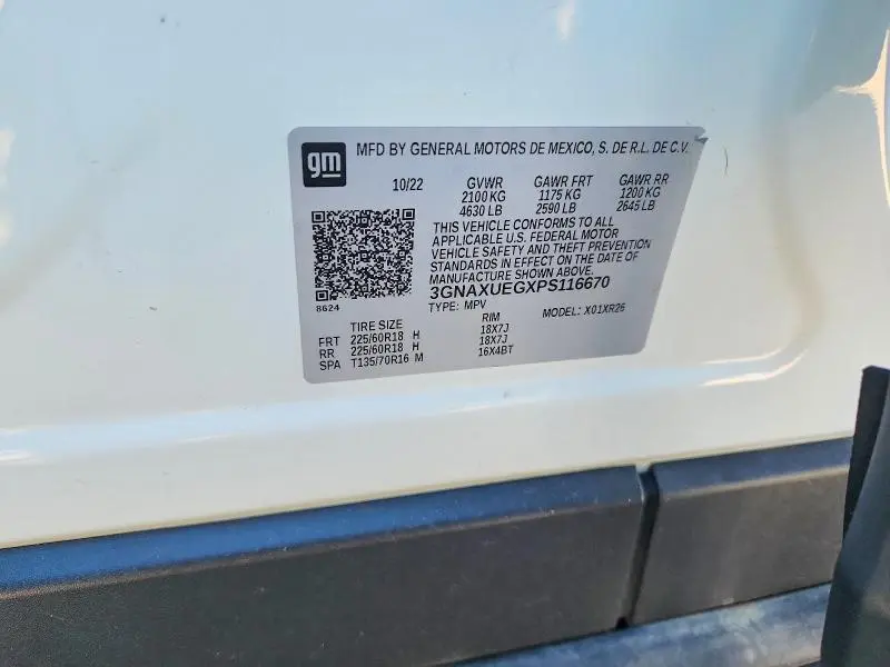 2023 CHEVROLET EQUINOX LT  
