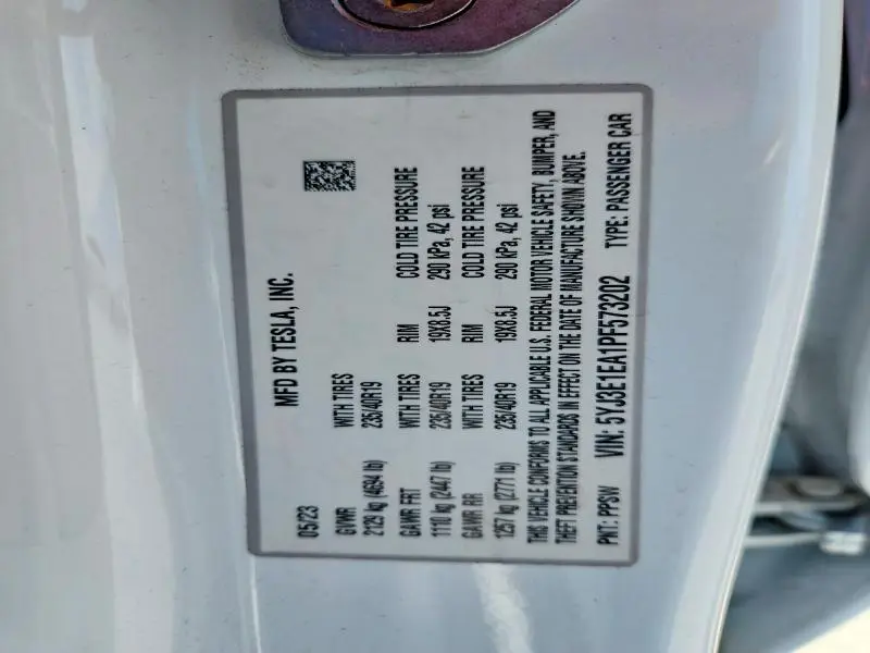 2023 TESLA MODEL 3   