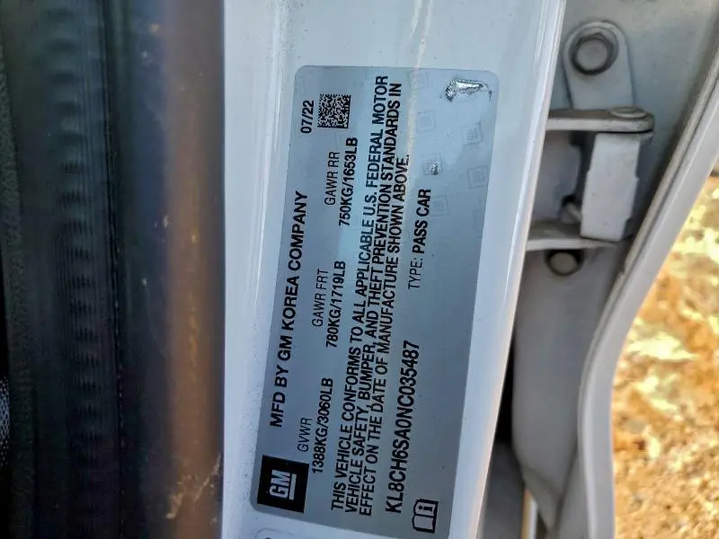 2022 CHEVROLET SPARK ACTIV  