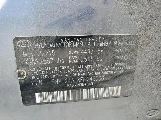 2015 HYUNDAI SONATA SE