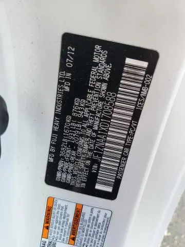 2013 TOYOTA SCION FR-S   