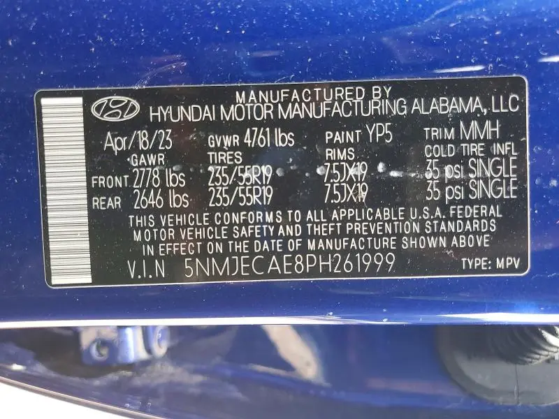 2023 HYUNDAI TUCSON LIMITED  