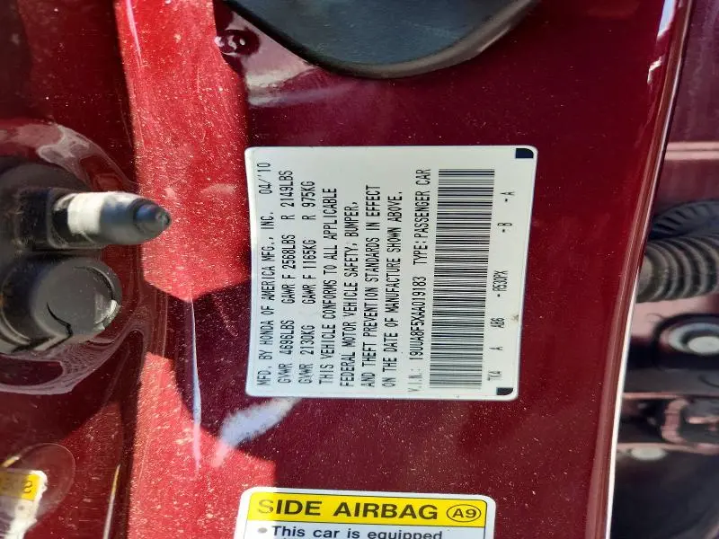 2010 ACURA TL   