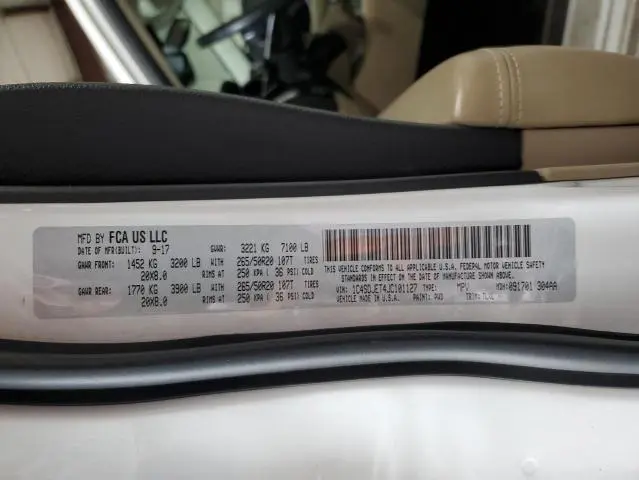 2018 DODGE DURANGO CITADEL  