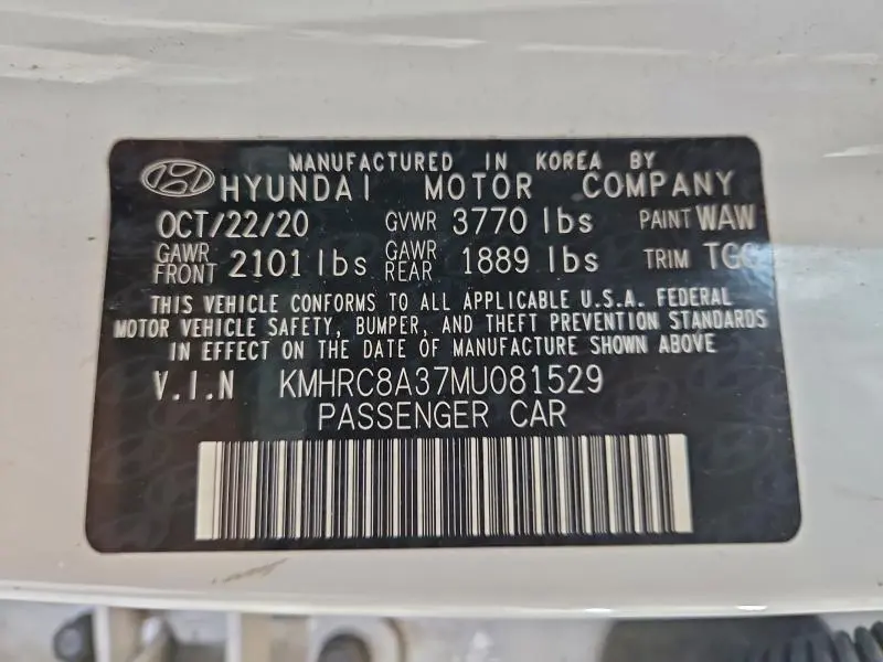 2021 HYUNDAI VENUE SEL  