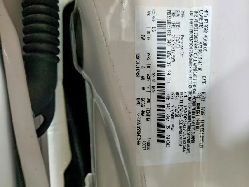 2014 FORD FOCUS TITANIUM  