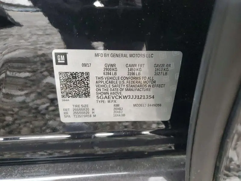 2018 BUICK ENCLAVE AVENIR  