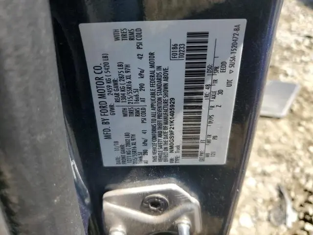 2019 FORD TRANSIT CONNECT XLT  