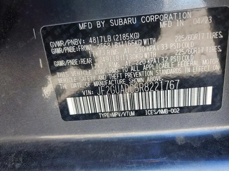 2024 SUBARU CROSSTREK PREMIUM  