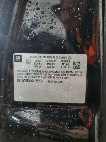 2012 CHEVROLET IMPALA LTZ  