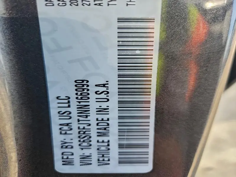 2022 RAM 1500 LARAMIE  