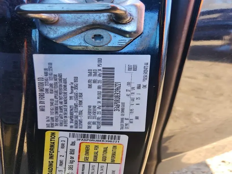 2014 FORD FUSION TITANIUM HEV  