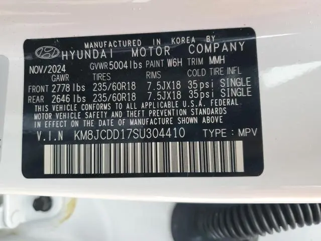 2025 HYUNDAI TUCSON SEL CONVENIENCE  