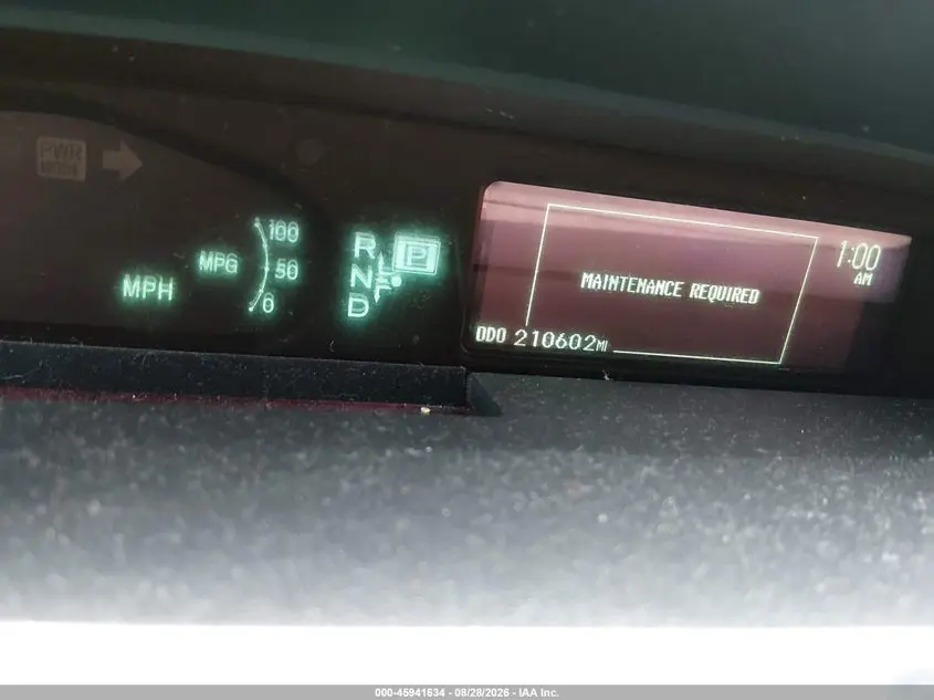 2013 TOYOTA PRIUS TWO