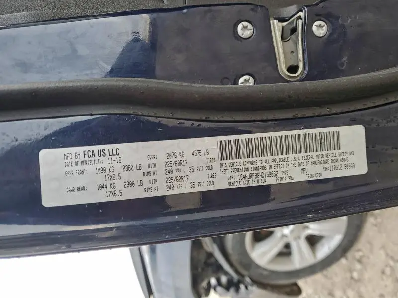 2017 JEEP PATRIOT LATITUDE  