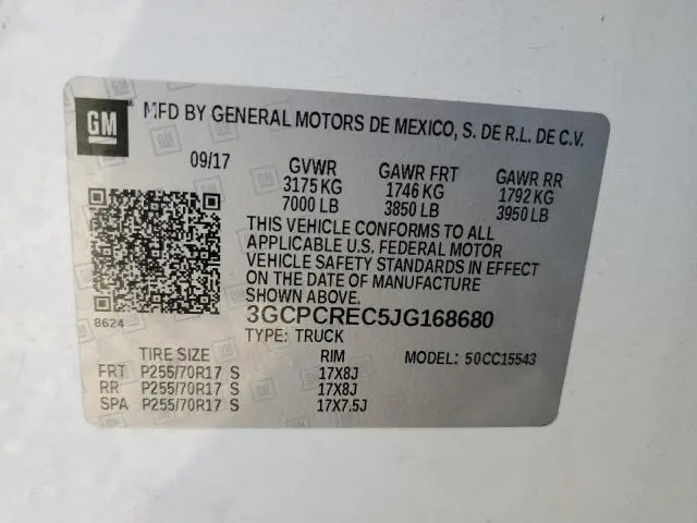 2018 CHEVROLET SILVERADO C1500 LT  