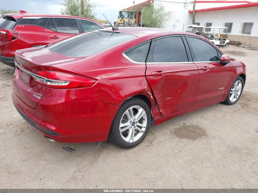 2018 FORD FUSION HYBRID SE
