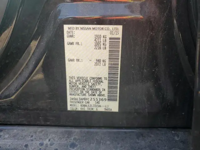 2015 NISSAN ALTIMA 2.5  