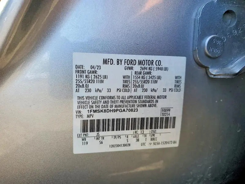 2023 FORD EXPLORER XLT  
