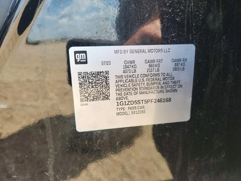 2023 CHEVROLET MALIBU LT  