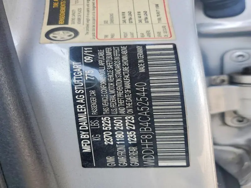 2012 MERCEDES-BENZ E 350 4MATIC  
