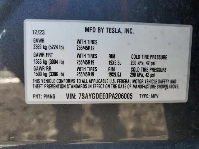 2023 TESLA MODEL Y 