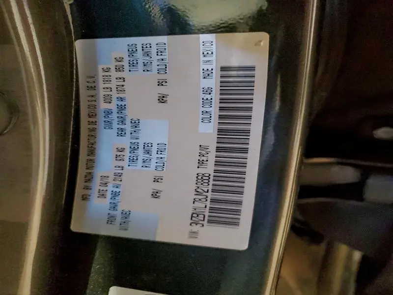 2018 MAZDA 3 TOURING  