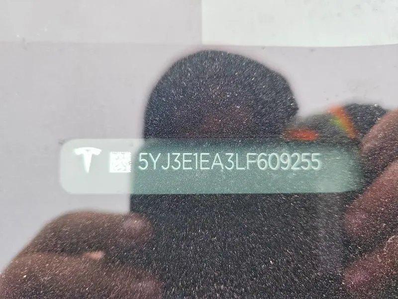 2020 TESLA MODEL 3   