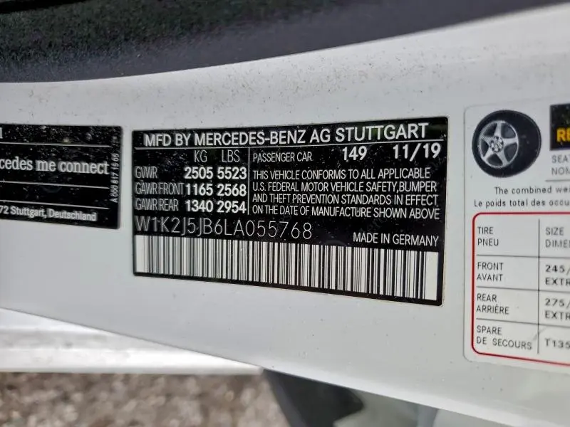 2020 MERCEDES-BENZ CLS 450  