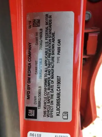 2020 CHEVROLET SPARK LS  