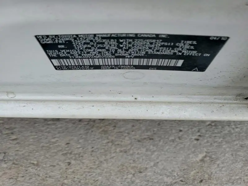 2010 TOYOTA RAV4 LIMITED  