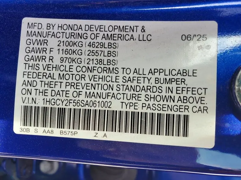 2025 HONDA ACCORD HYBRID SPORT  