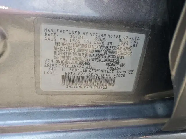 2021 NISSAN VERSA SV