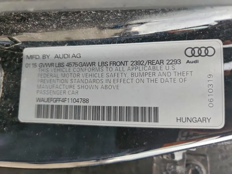 2015 AUDI A3 PREMIUM PLUS  