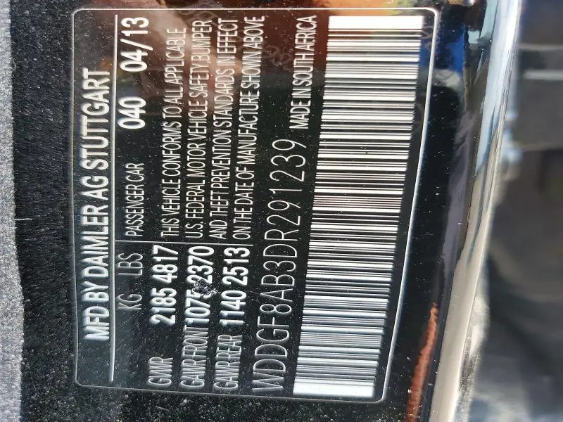 2013 MERCEDES-BENZ C 300 4MATIC  