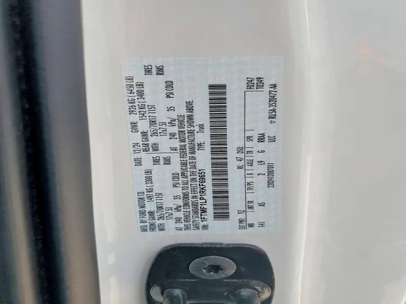 2024 FORD F150 XL  