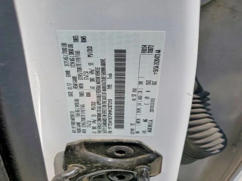 2017 FORD F150 SUPERCREW  